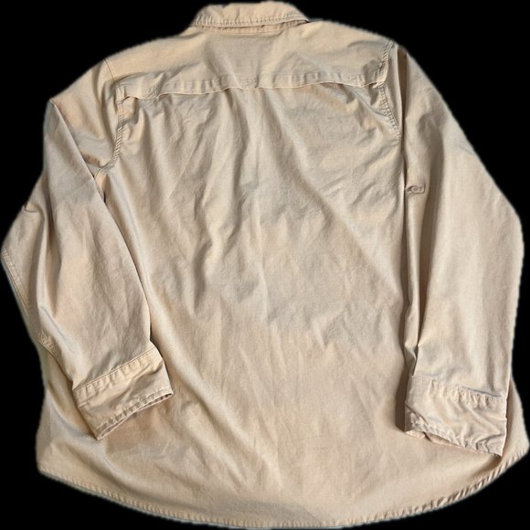 Fishing Shirt Vented UPF 30+ Sun Protection Long Sleeve XL - Picture 3 of 3